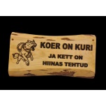 Koer on kuri ja kett on Hiinas tehtud