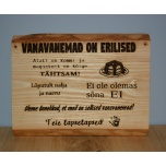 Vanavanemad on erilised