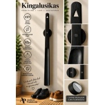 Kingalusikas magnetkinnitusega/must